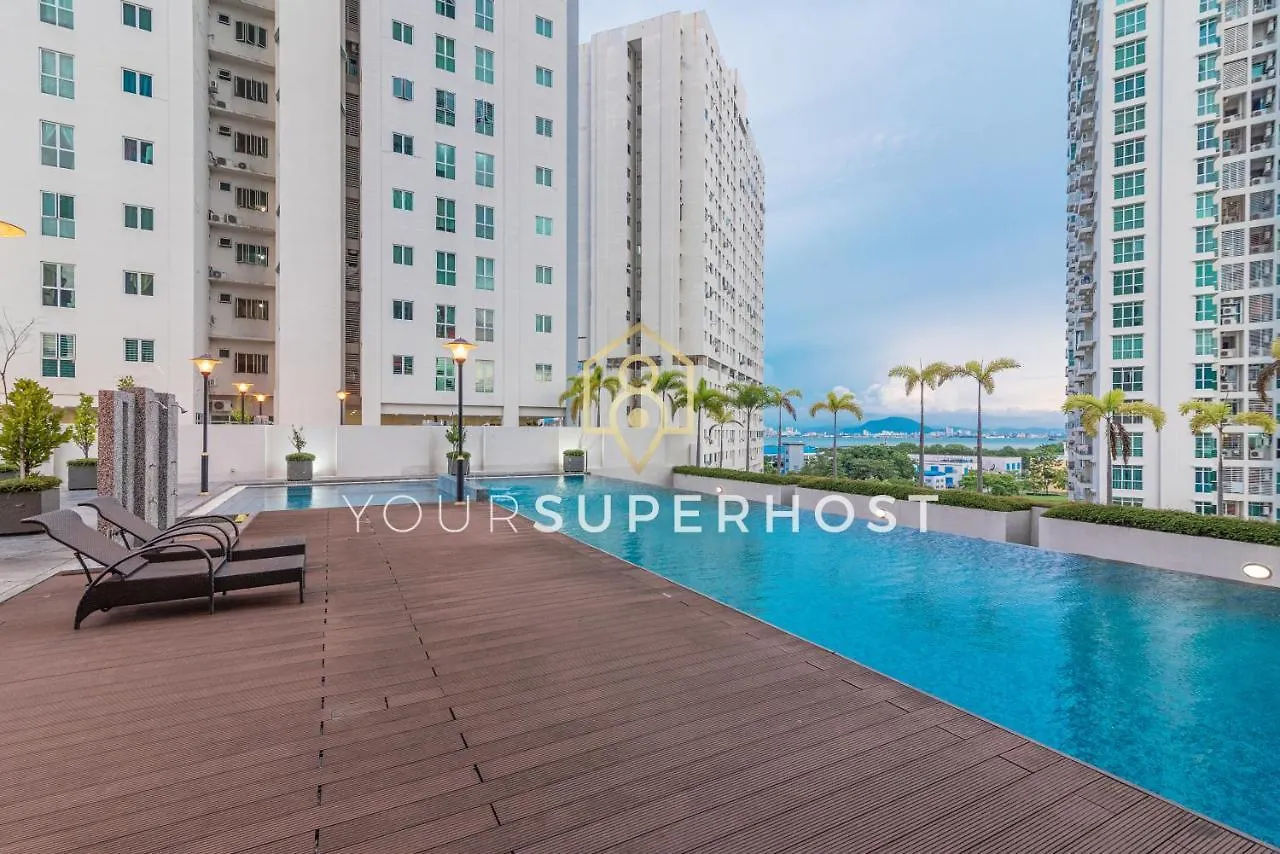 Family-Friendly 2Bedroom 6Pax Suite Georgetown Netflix Washdryer Machine 0*, George Town