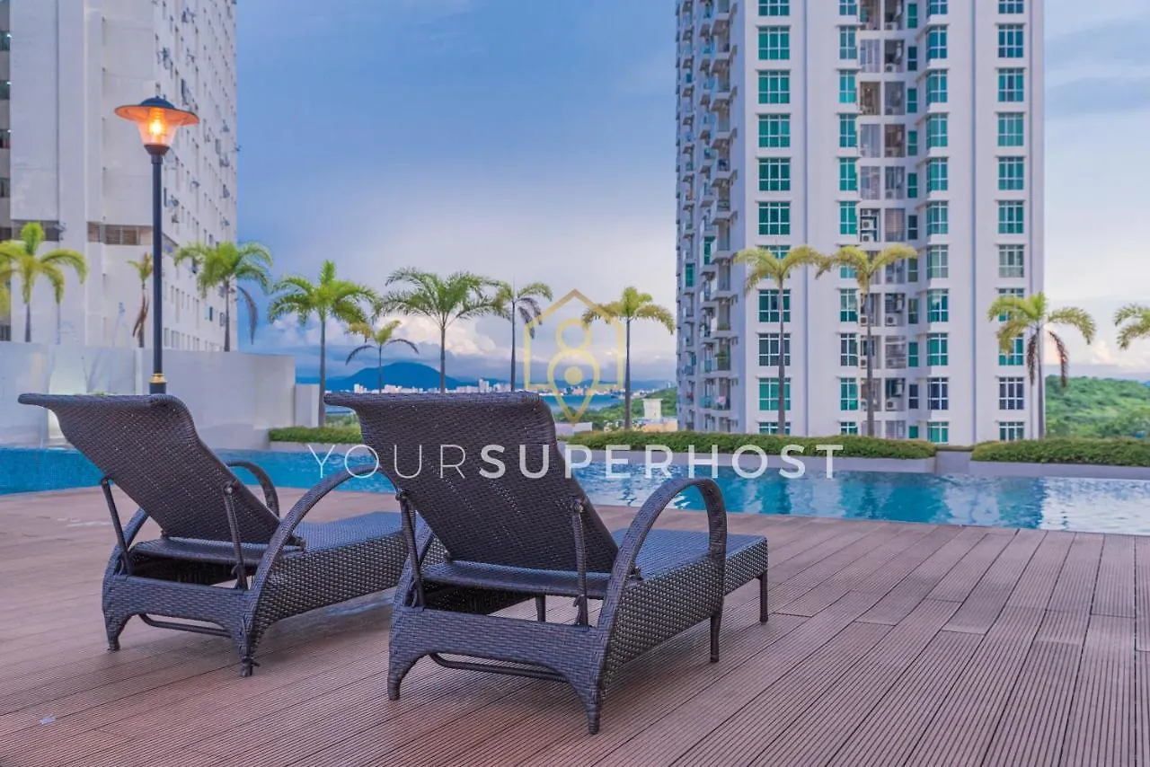 Family-Friendly 2Bedroom 6Pax Suite Georgetown Netflix Washdryer Machine 0*, George Town