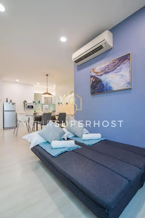 Family-Friendly 2Bedroom 6Pax Suite Georgetown Netflix Washdryer Machine 0*, George Town